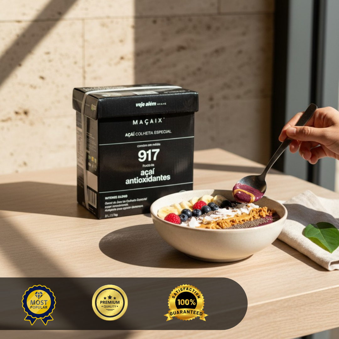 AçaíBox Maçaix en una preparación en casa